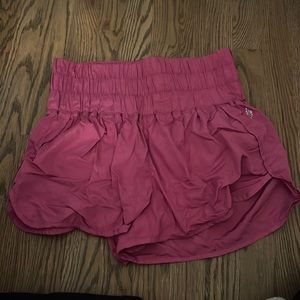 Free People The Way Home Shorts size: L color: Passion Fruit